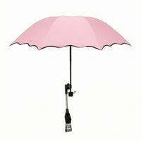 Attachable Beach Umbrella Black Underside Beach Chair Umbrella Universal Fit