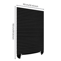 Self Pleated Shade Dustproof Cordless Pleated Window Shade Waterproof Easy-Mount Window Coverings for Renters, Dorm Room, Washroom