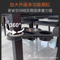 棋牌室专用麻将机茶几旋转烟灰缸麻将桌腿茶水架通用可移动小桌子