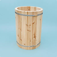 Traditional Round Beehive Handmade Wooden Beehive Barrel Eco-Friendly for Garden