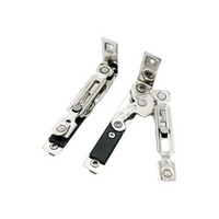 Hidden casement opening hinge, stainless steel discreet door hardware, 180-degree rotating hinge accessory