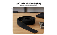 Women's Wool Coat Belt, Adjustable, Black, Casual to Formal