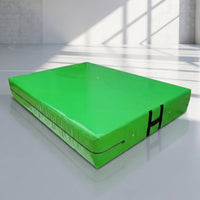 Gymnastics Practice Mat Thick Gymnastics Mat with Handles Wipe-Clean for Martial Arts
