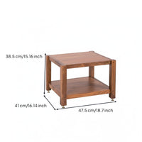Audio Rack Solid Wood Amplifier Stand Black Walnut Hi-fi Rack Electronics Organizer Crafted from Durable Walnut Suitable for Home Theater Stereo Room