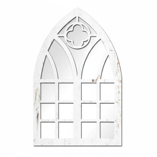 Gothic Window Mirror Lightweight Fake Window Mirror Sticker 3D Effect