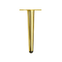 Leg Mounting Plate with Screws Long-Lasting Tapered Furniture Leg Secure
