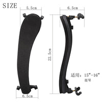 Adjustable Viola Shoulder Rest with ABS and Cotton Padding