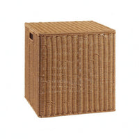 Braided Container Box Handwoven Home Organizer Boho Style