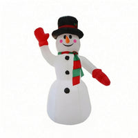 Outdoor Christmas Snowman Easy to Use Inflatable Snowman Foldable Yard Decoration Festive for Entryways, Party