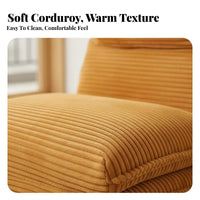 Adjustable backrestrest Lounger Sofa Bed Function Adjustable Floor Lounger Foldable Design Support for Apartment Dwellers