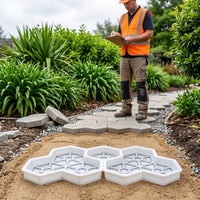 Maple Leaf Paving Form Plastic Maple Leaf Form DIY for Walkways, Gardeners