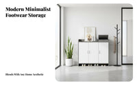 Entryway Footwear Storage Unit Large Capacity Multi-Layer Footwear Storage Unit with Doors Space Saving Household Furniture for Renters, Adults, Foyer