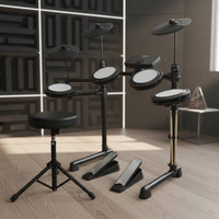 Electronic Drum Set Multiple Built-in Sounds Electric Drum Kit Educational Functions Percussion Instrument for Beginners, Adults, Home Use