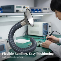 Metalworking Smoke Collector Arm Freely Bendable Adjustable Smoke Exhaust Duct
