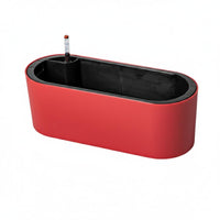 Plant Pots and Planters Outdoor for Garden, Floor Standing Flower Pots with Legs, Rectangular Planters for Balcony, 42.5*15cm Potato Planter