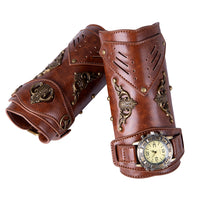 Medieval Retro Punk Knight Bracelet for Women Halloween Wristband Festival Party Arm Ring