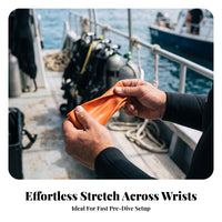 Waterproof Dive-Suit Wrist Cuffs | soft elastomer-Like Material, Drysuit Wrist Cuffs, for Salvage Work