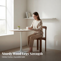 Curved spine Wooden Chair Rounded Edges Seating Furniture Supportive spinerest