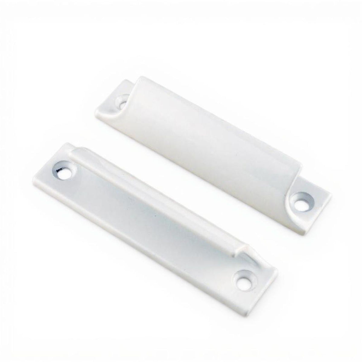 Aluminum Alloy Pull Handle, V-Shaped Sliding Glass Door Handle, sturdy, Easy to Install, Cabinet Drawer Handle, Silver