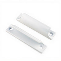 Aluminum Alloy Pull Handle, V-Shaped Sliding Glass Door Handle, sturdy, Easy to Install, Cabinet Drawer Handle, Silver
