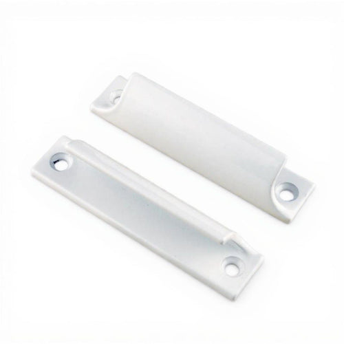 Aluminum Alloy Pull Handle, V-Shaped Sliding Glass Door Handle, sturdy, Easy to Install, Cabinet Drawer Handle, Silver