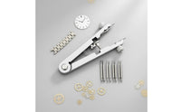 Easy to Use Adjustable Watch Strap Tool Interchangeable Forks Watch Band Removal Tool Long-Lasting Coil Bar Pliers Versatile for Watchmakers, Hobbyists, Repair Shop, Home DIY