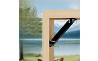 Triangular Steel Bracket Kit Weather Resistant Gazebo Connector Brace Waterproof Diagonal Support Bracket for DIY Enthusiasts, Outdoor, Patio