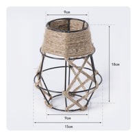 Rope Lampshade Retro Design Rope Lampshade Hand-Woven for Clothing Shop