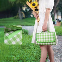 Picnic Blanket and Camping Mat with Floral Pattern, Large Waterproof Mat for Beach Use, 200cm x 200cm Foldable Camping Blanket, Kids Picnic Mat
