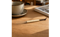 Comfortable Grip Espresso Stirrer with Leather Handle Food-Grade WDT Tool Long-Lasting Coffee Needle Stirrer Ergonomic for Baristas