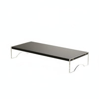 Space-Saving Acrylic Computer Screen Stand Multi-Functional Monitor Riser with Storage Long-Lasting and Stable Computer Screen Riser with Storage Sturdy Construction for Study