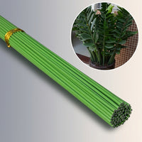 Garden Wire for Climbing Plants and Garden Stakes, Bendable PVC Coated Spooled Bundle for Plant Support, Heat Resistant Ties, Indoor Pot Stakes