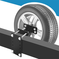 跨境专用汽车备胎架WHEEL-CARRIER 拖车备胎架拖车配件不带锁黑色