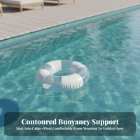 Transparent Inflatable Swim Float | Lightweight and Portable Design, Inflatable Pool Tube, for Beach