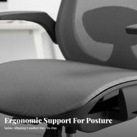 Ergonomic Mesh Chair with Headrest Adjustable Armrests Office Furniture