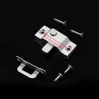 Coil Loaded Bolt Latch, Aluminum Alloy Sliding Door Lock, Frameless Balcony Bathroom Pane Security