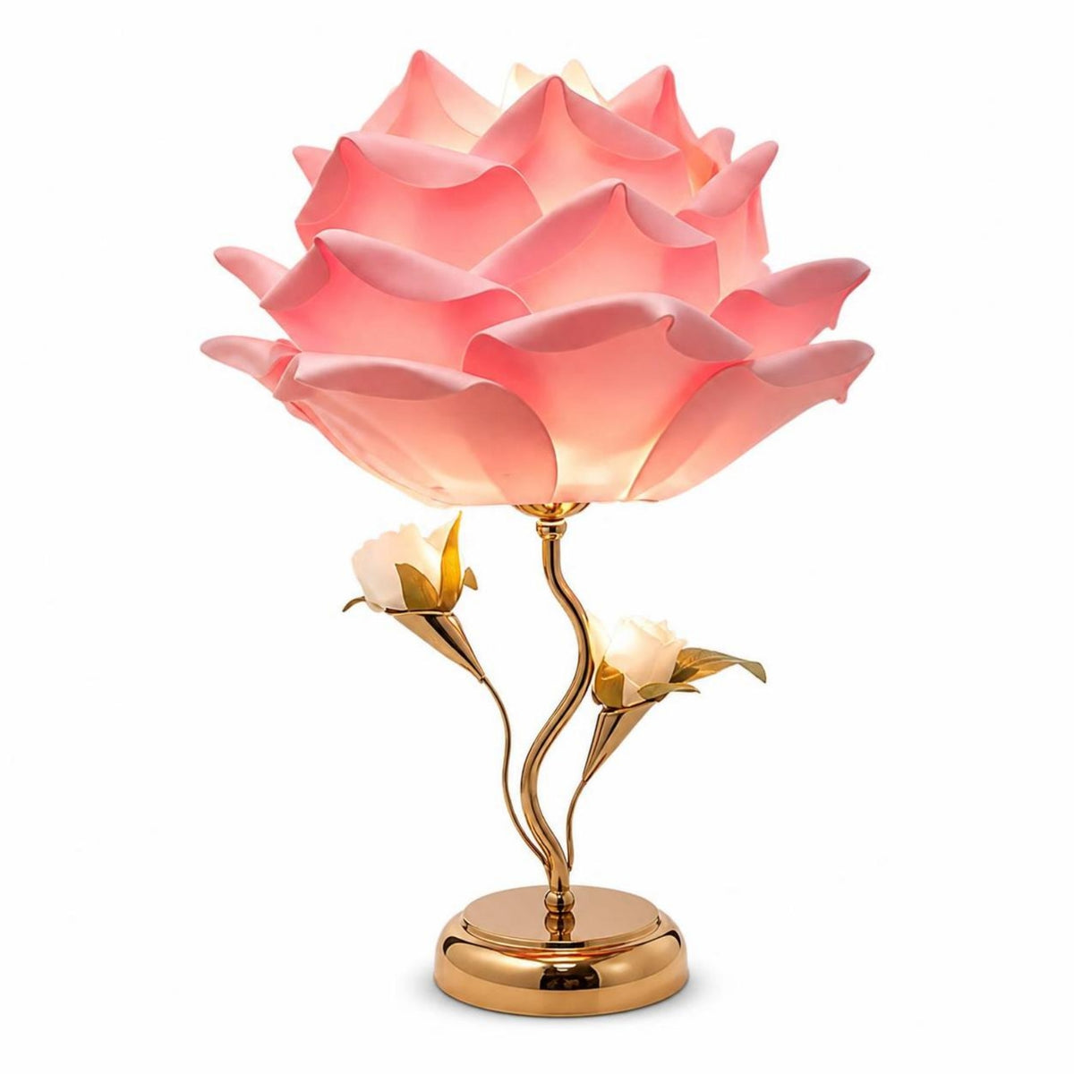 Flower Table Lamp Dimmable Flower Lamp Romantic for Nightstand