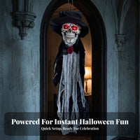 Spooky craniumFaced Specter Decoration Draping Lightilluminated   Specter for Hallway