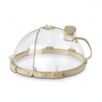 Microwave Food Cover Heat-Resistant Foldable Food Dome Space-Saving for Students