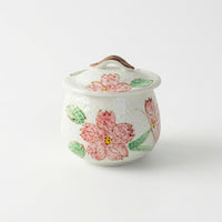 Mino Ware Sakura Steamer Bowl, Ceramic, Japanese Style