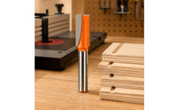 Bottom Cleaning Router Bit Orange Coated Slot Cutting Router Bit Tool Accessory Clean Cuts