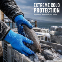 Waterproof Thermal Freezer Work Gloves for Cold Storage, Anti-freeze, Thickened for Men and Women