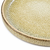 Retro Ceramic Dinner Plate, 10.8-inch Round