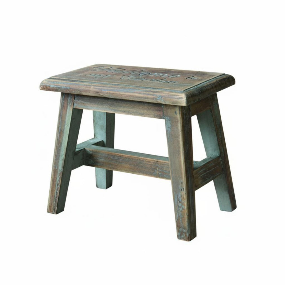 Miniature Plant Stool Rustic Design Miniature Decorative Stool Farmhouse Appeal Adaptable Use for Home Decorators, Balcony