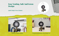 Air conditioner gauge set – Gauge, Pressure Measurement, Coolant Charging, Robust, Automotive & Home Maintenance