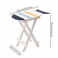 Aquatic-Shaped Folding Table Coastal Furniture Space-Saving for Living Room