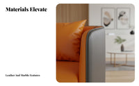Tub Chair and Pedestal Table Group Modern Design Reception Seating Easy to Clean Ergonomic Design for Business Clients