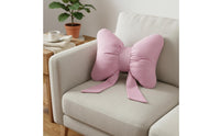 Decorative Bow Pillow Padded Bow Cushion Stitched for Bed