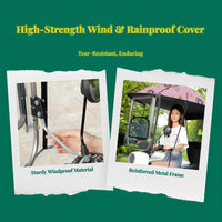 Waterproof scooter umbrella