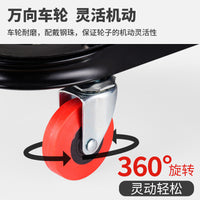 带工具盘通用汽修凳多功能收纳凳移动修车凳万向轮U型工具凳方凳